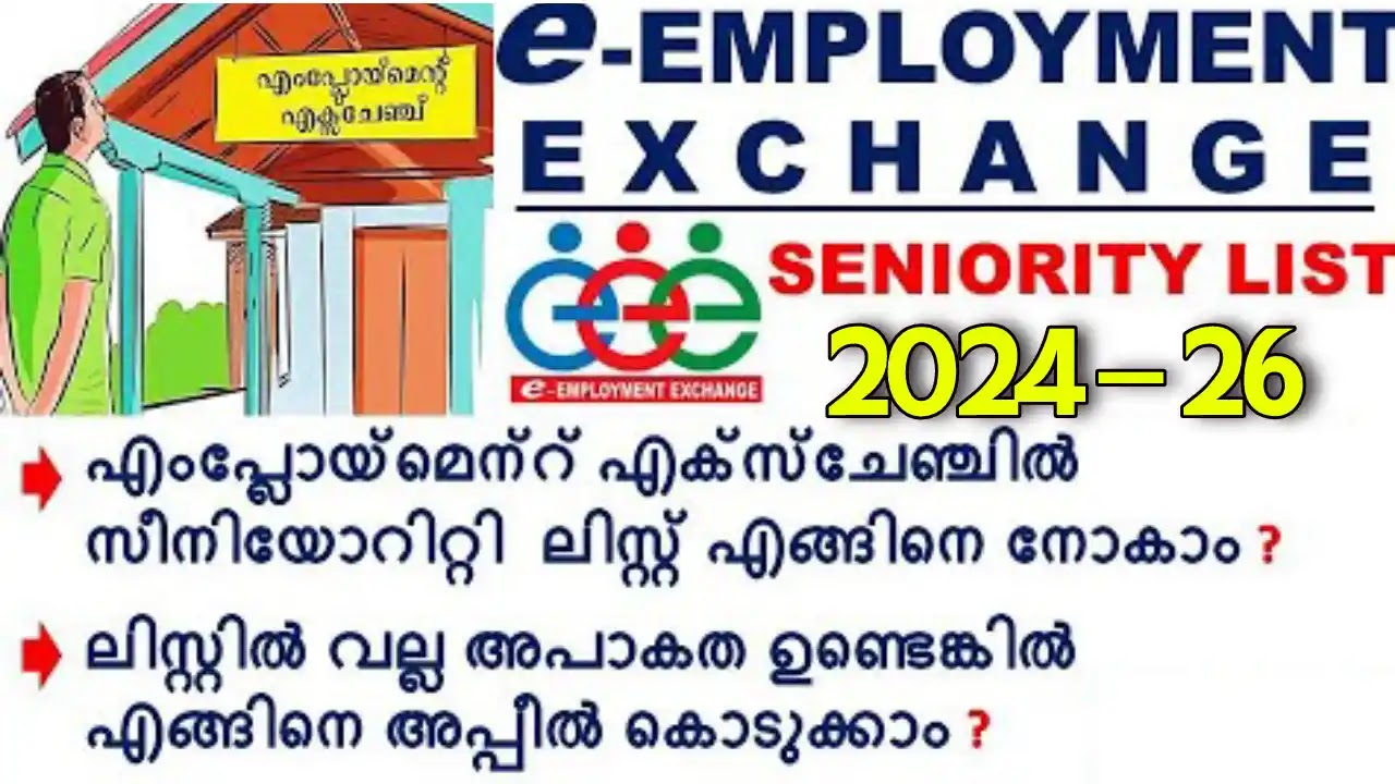 Employment Exchange Seniority List Published 202426 Check Now